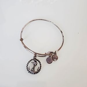 Alex and Ani Silver Anchor Bracelet